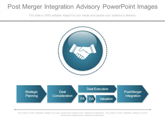 Post Merger Integration Advisory Powerpoint Images