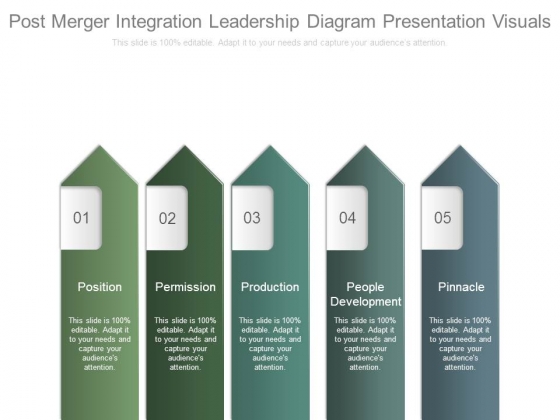 Post Merger Integration Leadership Diagram Presentation Visuals Post Merger Integration Leadership Diagram Presentation Visuals