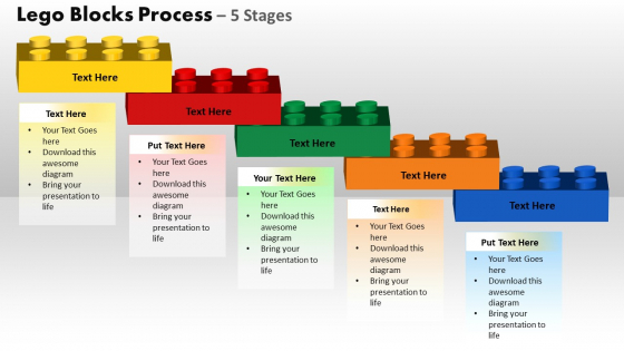 PowerPoint Slidelayout Process Lego Blocks Ppt Process