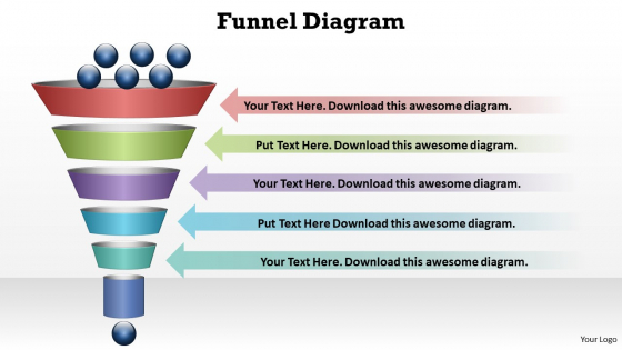 PowerPoint Slides Process Funnel Diagram Ppt Design