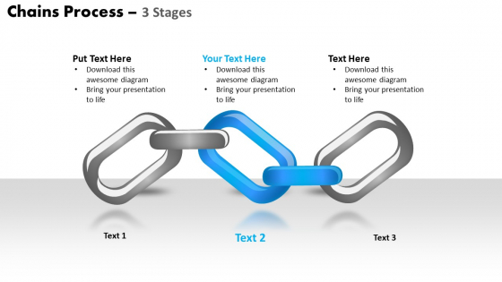 PowerPoint Template Business Chains Process Ppt Slide