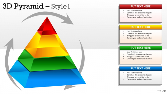 Ppt Charts 3d Pyramid 1 PowerPoint Slides And Ppt Diagrams Templates