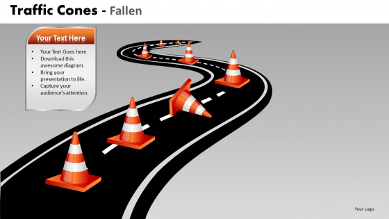Ppt Slides Obstacles And Traffic Cones On Road Ahead PowerPoint Templates Ppt Slides Obstacles And Traffic Cones On Road Ahead PowerPoint Templates