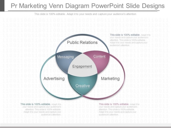 pr marketing venn diagram powerpoint slide designs powerpoint