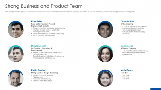 Pre Series A New Venture Financing Pitch Deck Strong Business And Product Team Formats PDF Pre Series A New Venture Financing Pitch Deck Strong Business And Product Team Formats PDF