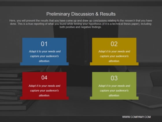 presentation results and discussion