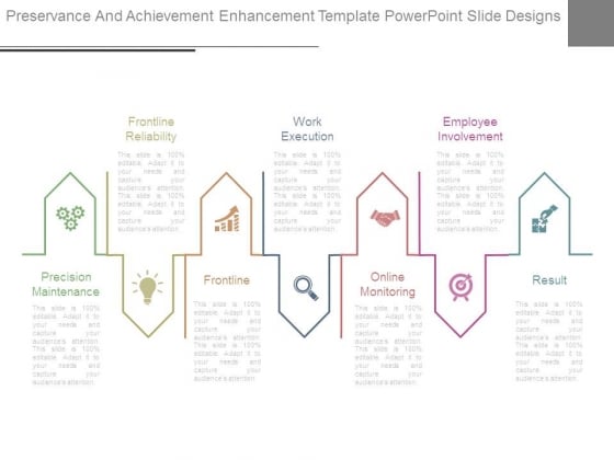 Preservance And Achievement Enhancement Template Powerpoint Slide Designs