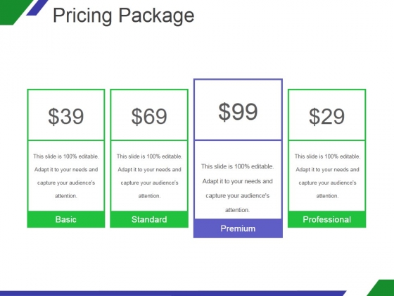 Pricing Package Ppt PowerPoint Presentation Graphics Pricing Package Ppt PowerPoint Presentation Graphics