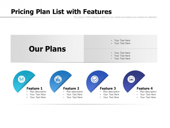 Pricing Plan List With Features Ppt PowerPoint Presentation Layouts Elements Pricing Plan List With Features Ppt PowerPoint Presentation Layouts Elements
