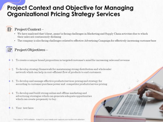 Pricing Profitability Management Project Context And Objective For Managing Organizational Strategy Services Introduction PDF Pricing Profitability Management Project Context And Objective For Managing Organizational Strategy Services Introduction PDF
