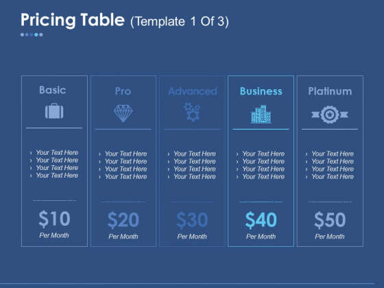 Pricing Table Ppt PowerPoint Presentation Slides Graphics Pricing Table Ppt PowerPoint Presentation Slides Graphics