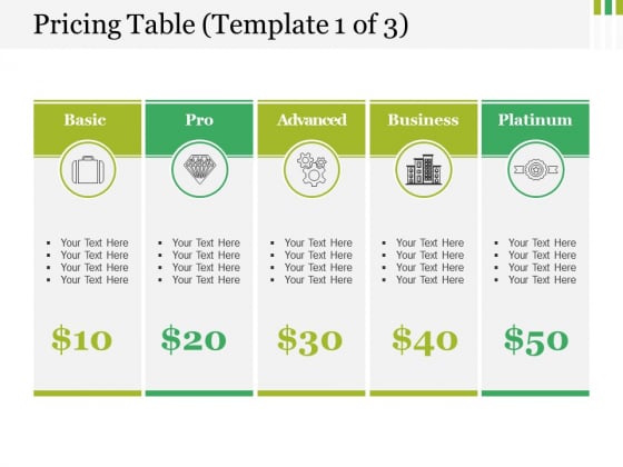 Pricing Table Template 1 Ppt PowerPoint Presentation Portfolio Files Pricing Table Template 1 Ppt PowerPoint Presentation Portfolio Files