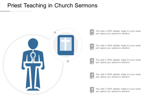 Priest Teaching In Church Sermons Ppt Powerpoint Presentation Infographic Template Designs Download