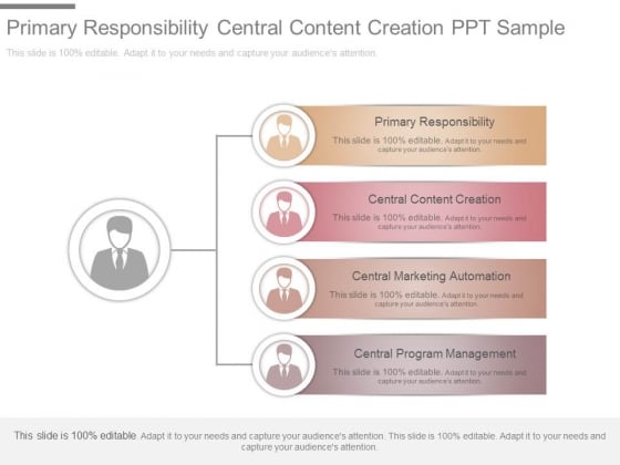 Primary Responsibility Central Content Creation Ppt Sample