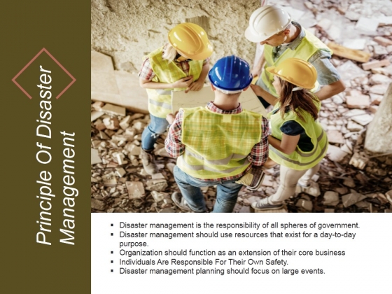 Principle Of Disaster Management Ppt PowerPoint Presentation Slides Principle Of Disaster Management Ppt PowerPoint Presentation Slides