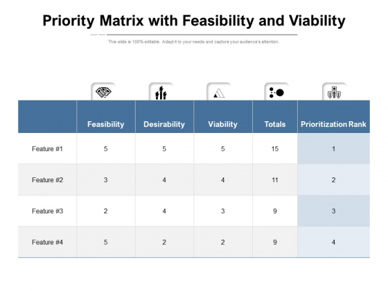 Priority Matrix With Feasibility And Viability Ppt Powerpoint Presentation Styles Example Pdf Priority Matrix With Feasibility And Viability Ppt Powerpoint Presentation Styles Example Pdf