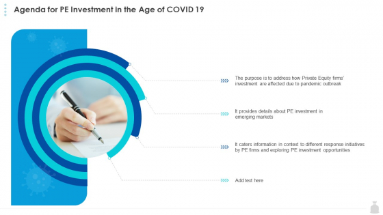 Private Funding In The Age Of COVID 19 Agenda For PE Investment In The Age Of COVID 19 Template PDF