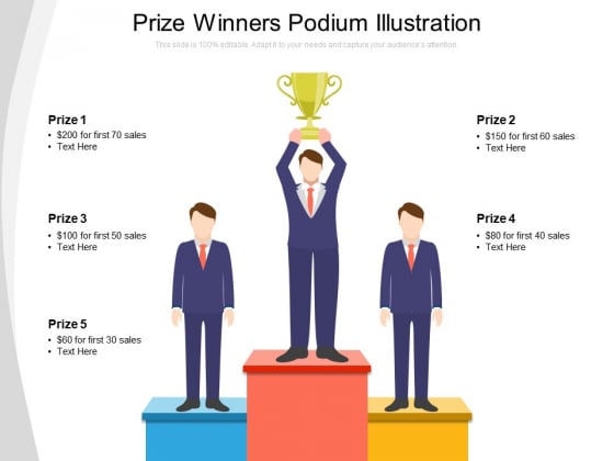 Prize Winners Podium Illustration Ppt PowerPoint Presentation File Infographic Template PDF