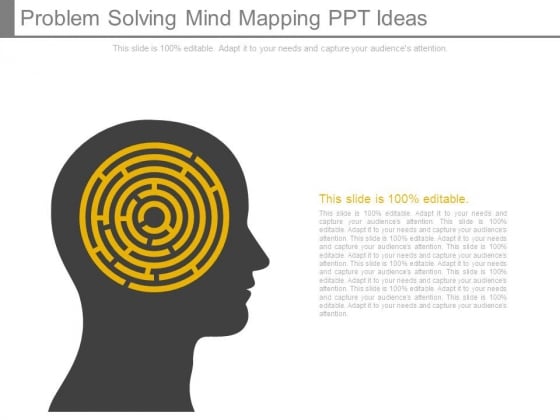 Problem Solving Mind Mapping Ppt Ideas