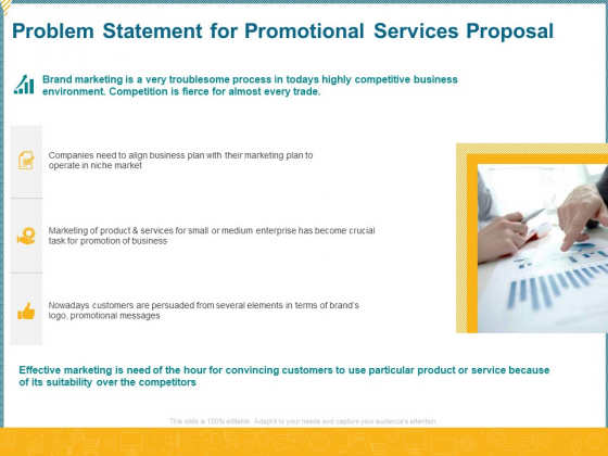 Problem Statement For Promotional Services Proposal Ppt Gallery Graphics Pictures PDF Problem Statement For Promotional Services Proposal Ppt Gallery Graphics Pictures PDF