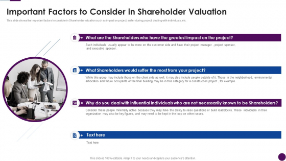 Procedure To Identify The Shareholder Value Important Factors To Consider In Shareholder Valuation Brochure PDF Procedure To Identify The Shareholder Value Important Factors To Consider In Shareholder Valuation Brochure PDF