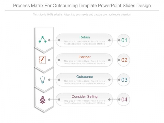 Process Matrix For Outsourcing Template Powerpoint Slides Design Process Matrix For Outsourcing Template Powerpoint Slides Design