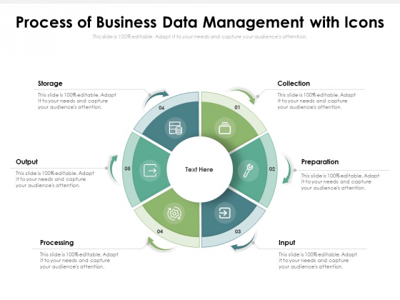 Process Of Business Data Management With Icons Ppt PowerPoint Presentation Summary Design Inspiration PDF Process Of Business Data Management With Icons Ppt PowerPoint Presentation Summary Design Inspiration PDF