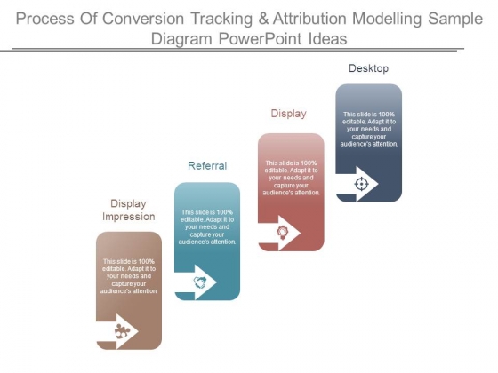 Process Of Conversion Tracking And Attribution Modelling Sample Diagram Powerpoint Ideas Process Of Conversion Tracking And Attribution Modelling Sample Diagram Powerpoint Ideas