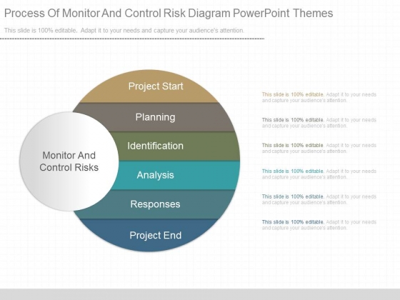 Process Of Monitor And Control Risk Diagram Powerpoint Themes Process Of Monitor And Control Risk Diagram Powerpoint Themes