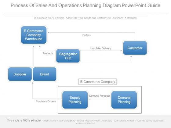 Process Of Sales And Operations Planning Diagram Powerpoint Guide