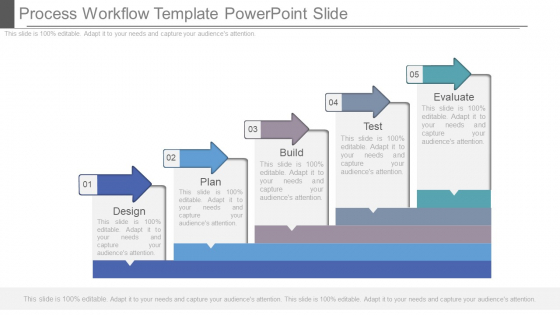 Process Workflow Template Powerpoint Slide