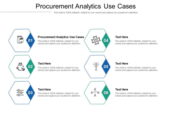 Procurement Analytics Use Cases Ppt PowerPoint Presentation Portfolio Ideas Cpb Pdf