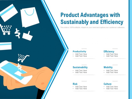 Product Advantages With Sustainably And Efficiency Ppt PowerPoint Presentation Infographics Elements Product Advantages With Sustainably And Efficiency Ppt PowerPoint Presentation Infographics Elements