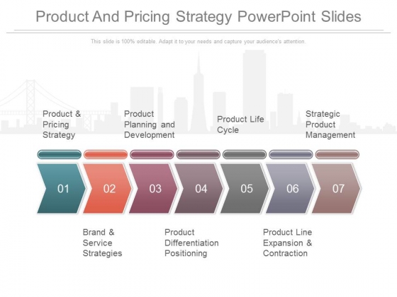 Product And Pricing Strategy Powerpoint Slides