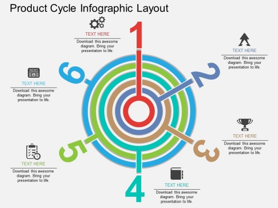 Product Cycle Infographic Layout Powerpoint Template Product Cycle Infographic Layout Powerpoint Template