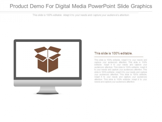 Product Demo For Digital Media Powerpoint Slide Graphics