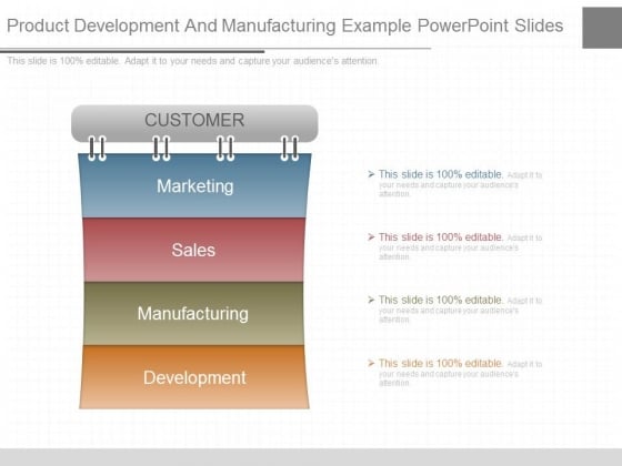 Product Development And Manufacturing Example Powerpoint Slides Product Development And Manufacturing Example Powerpoint Slides