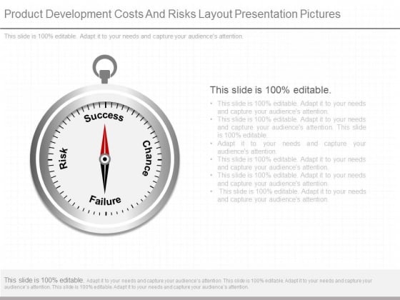 Product Development Costs And Risks Layout Presentation Pictures