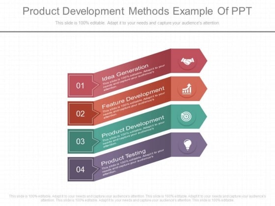 Product Development Methods Example Of Ppt - PowerPoint Templates
