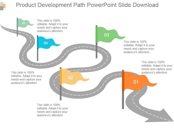 Product Development Path Powerpoint Slide Download Product Development Path Powerpoint Slide Download