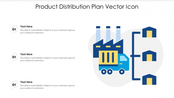 Product Distribution Plan Vector Icon Ppt Icon Elements PDF