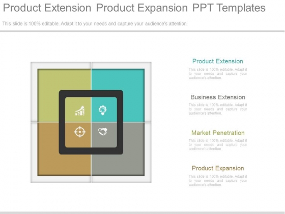 Product Extension Product Expansion Ppt Templates