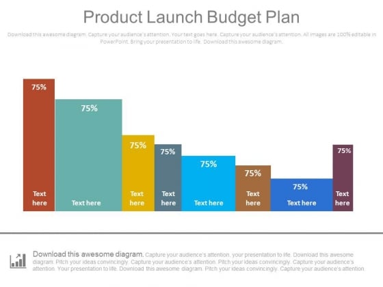 Product Launch Budget Plan Bar Graph Ppt Slides