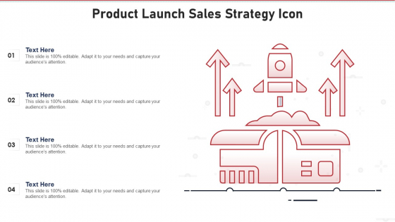 Product Launch Sales Strategy Icon Designs PDF