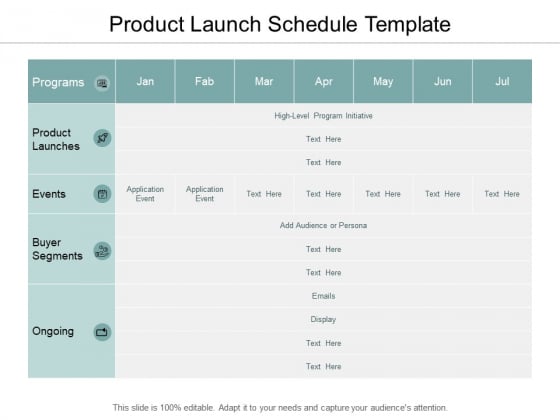 Product Launch Schedule Template Ppt PowerPoint Presentation Professional Template Product Launch Schedule Template Ppt PowerPoint Presentation Professional Template