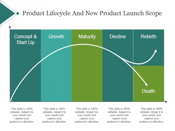 product lifecycle and new product launch scope template 2 ppt