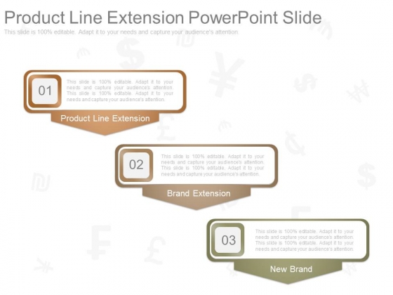 Product Line Extension Powerpoint Slide Product Line Extension Powerpoint Slide