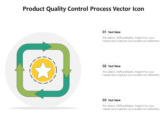 Product Quality Control Process Vector Icon Ppt PowerPoint Presentation ...