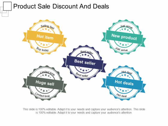 Product Sale Discount And Deals Ppt PowerPoint Presentation Professional Slides