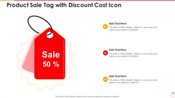 Product Sale Tag With Discount Cost Icon Professional PDF Product Sale Tag With Discount Cost Icon Professional PDF